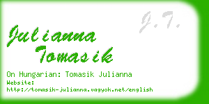 julianna tomasik business card